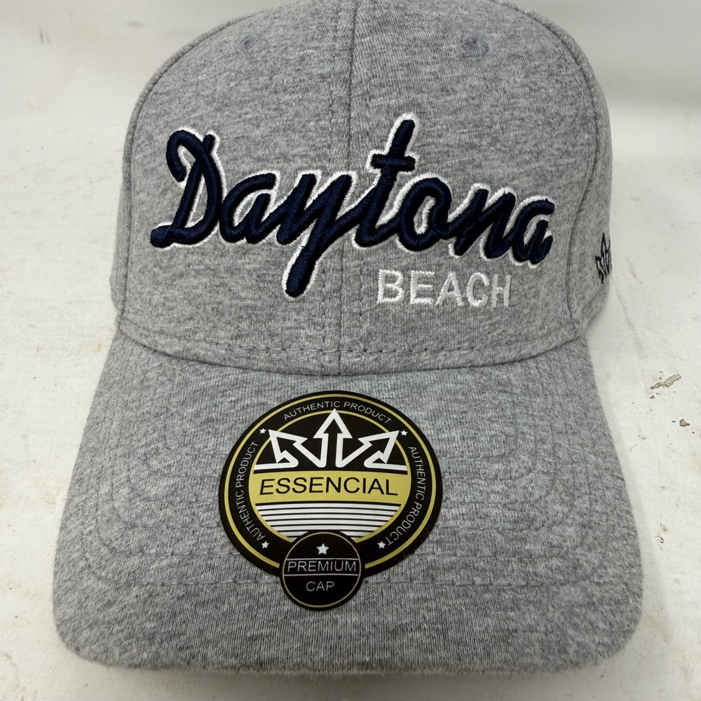 Essencial Daytona Beach Gray Jersey E-Flex Stretch Fit Baseball Hat JF011070